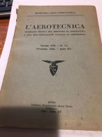 L'AEROTECNICA LIBRO DEL 1936 - Other & Unclassified