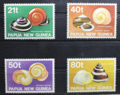 Papua Neuguinea 631-634 Postfrisch Schnecken #RW192 - Papua New Guinea