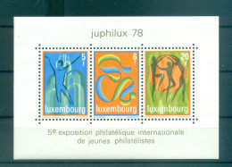 Luxembourg 1978 - Y & T Feuillet N. 12 - Juphilux '78 (Michel Feuillet N. 12) - Blocks & Kleinbögen