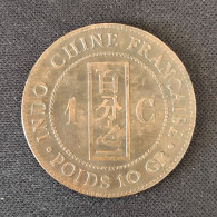 INDOCHINE - 1 CENTIEME 1887 A - Indocina Francese