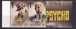 BOSNIA AND HERZEGOVINA 2024,FILM,CINEMA,BOGART,HITCHOCK,PSYCHO,WIGNETTE,,,MNH - Bosnië En Herzegovina