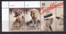 BOSNIA AND HERZEGOVINA 2024,FILM,ACTORS,CINEMA,BOGART,HITCHOCK,CASABLANCA,WIGNETTE,MNH - Bosnië En Herzegovina