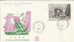 FDC - TAAF - PA N°59  (1980) Le Voilier "le Terror" - FDC