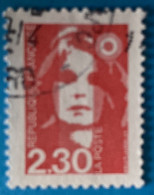 France 1990  : Type Marianne Du Bicentenaire Provenant De Carnets N° 2614 Oblitéré - Gebraucht