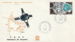 FDC - TAAF - PA N°56  (1980) Télémesure - FDC