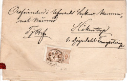 Schweden 1877, EF Dienst 3 öre Zähnung 14 Auf Kpl. Zeitung V. LIDKÖPING - Briefe U. Dokumente