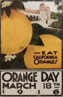 1916 Orange Day USA  Artist:  I- FV, 827 - Expositions