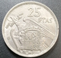 25 Pesetas Espagne 1957 (1958) - 25 Pesetas