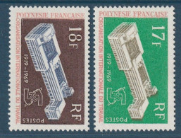 Polynésie - YT N° 70 Et 71 ** - Neuf Sans Charnière - 1969 - Neufs