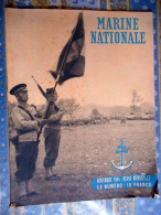 MARINE NATIONALE Novembre 1944 DEBARQUEMENT PROVENCE TORPILLES LE RICHELIEU FUSILLIERS MARINS AERONAUTIQUE NAVALE ETC - Francés