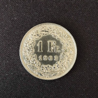 SUISSE - 1 FRANC 1963 - 1 Franc