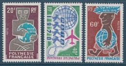 Polynésie - YT N° 77 à 79 ** - Neuf Sans Charnière - 1970 - Nuevos