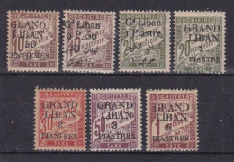 Grand Liban Taxe YT°-* 1-5 - Used Stamps