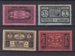 Grand Liban Taxe YT°-* 29-36 - Used Stamps