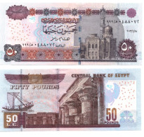 Egypt 50 Pounds 2013-2016 P-66 UNC Replacement - Egypt