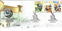 MALAISIE. N°1420-2 De 2010 Sur Enveloppe 1er Jour. Décorations Militaires. - Malasia (1964-...)
