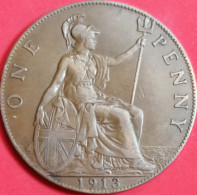 Penny Grande-Bretagne De 1913 Georges V - Other & Unclassified