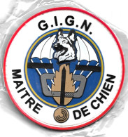 Ecusson PVC G.I.G.N MAITRE DE CHIEN - Policia