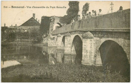 28 BONNEVAL. Pont Boisville Bien Animé 1924 - Bonneval