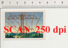 Petite Image Pour Illustration Thématique Ligne Haute-Tension Electricité énergie électrique Pylones K-26/18 - Nestlé