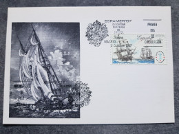 1987  ESPAMER 87  Ship Ships America SPD FDC Spain - FDC