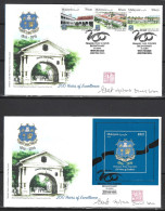 MALAISIE. N°1861-3  + BF 205 De 2016 Sur 2 Enveloppes 1er Jour. Armoiries De L'école Publique De Penang. - Omslagen