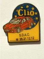PIN'S RENAULT CLIO - S.D.A.C - Renault