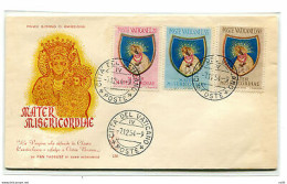 Vaticano FDC Venetia 1954 Misericordia  Non Viaggiata - FDC