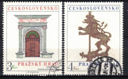 Tchécoslovaquie 1980 Mi 2584-5 (Yv 2410-11), Obliteré - Oblitérés