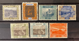 Saargebiet - 1921 - Michel Nr. 53/59 - Ungebraucht M. Falz - Nuevos
