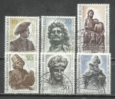7309-SERIE COMPLETA ALEMANIA BERLIN 1967 Nº 278/283 TESOROS .ARTE - Used Stamps