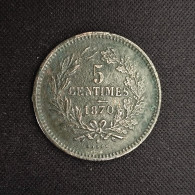 LUXEMBOURG - 5 CENTS 1870 - Lussemburgo