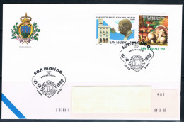 SAN MARINO 1992, 75' Anniv. Lions., Annullo Speciale - Rotary, Lions Club