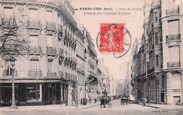 Paris - Avenue Des Champs Elysees  -  Rue De Berry -  CPA °J - Arrondissement: 08