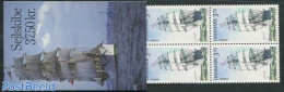 Denmark 1993 Ships Booklet, Mint NH, Transport - Stamp Booklets - Ships And Boats - Ongebruikt