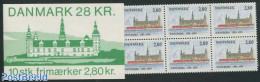Denmark 1985 Kronborg Castle Booklet, Mint NH, Various - Stamp Booklets - Lighthouses & Safety At Sea - Art - Castles .. - Ongebruikt