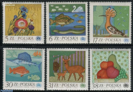Poland 1983 Nature Conservation 6v, Mint NH, Nature - Animals (others & Mixed) - Birds - Deer - Environment - Fish - F.. - Ongebruikt