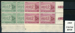 San Marino: C.E.P.T.- Building, 1969 - Unused Stamps
