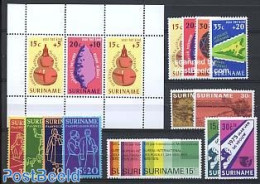 Suriname, Colony 1975 Yearset 1975 (15v+1s/s), Mint NH, Various - Yearsets (by Country) - Unclassified