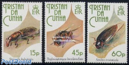 Tristan Da Cunha 1993 Insects 3v, Mint NH, Nature - Insects - Tristan Da Cunha