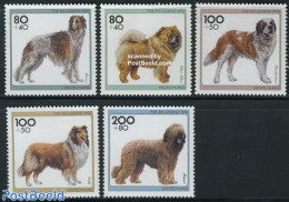 Germany, Federal Republic 1996 Dogs 5v, Mint NH, Nature - Dogs - Neufs