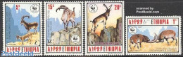 Ethiopia 1990 WWF 4v, Mint NH, Nature - Animals (others & Mixed) - World Wildlife Fund (WWF) - Äthiopien