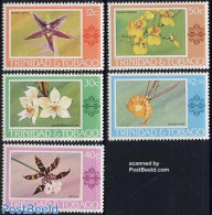 Trinidad & Tobago 1978 Orchids 5v, Mint NH, Nature - Flowers & Plants - Orchids - Trindad & Tobago (1962-...)