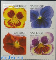 Sweden 2010 Flowers 4v S-a, Mint NH, Nature - Flowers & Plants - Ongebruikt