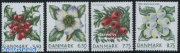 Denmark 2008 Berries 4v, Mint NH, Nature - Flowers & Plants - Fruit - Ongebruikt