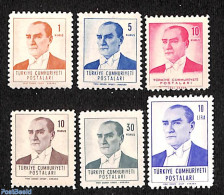 Türkiye 1961 Definitives 6v, Mint NH - Andere & Zonder Classificatie