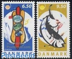 Denmark 2005 Europa, Gastronomy 2v, Mint NH, Health - History - Nature - Food & Drink - Europa (cept) - Fish - Unused Stamps