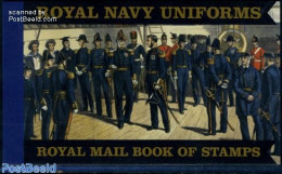 Great Britain 2009 Royal Navy Uniforms Prestige Booklet, Mint NH, Various - Stamp Booklets - Uniforms - Unused Stamps