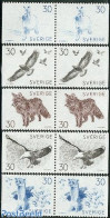 Sweden 1968 Animals 5 Pairs, Mint NH, Nature - Animals (others & Mixed) - Birds - Rabbits / Hares - Ongebruikt