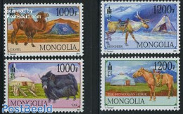 Mongolia 2011 Definitives, Animals 4v, Mint NH, Nature - Animals (others & Mixed) - Camels - Horses - Mongolia